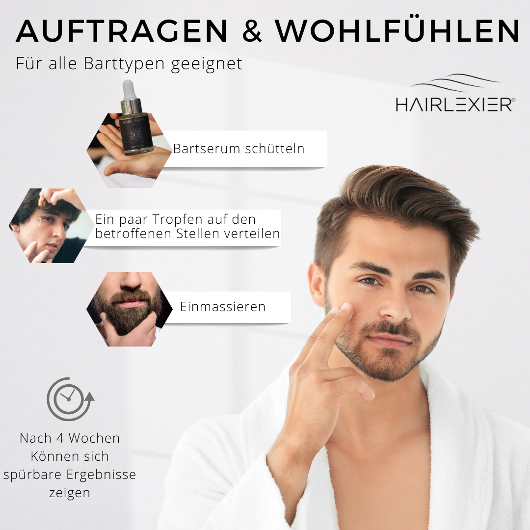 Bartserum - für einen stärkeren & dichteren Bart